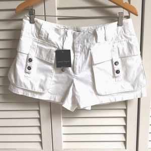 EUC Nanette Lepore Maritime White Shorts